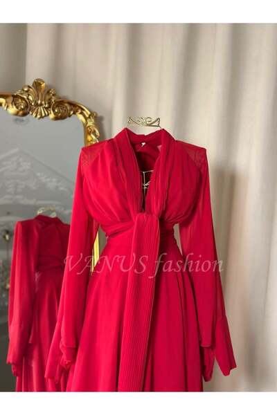 vanus fashion فستان طويل ( 4 الوان) 4265
