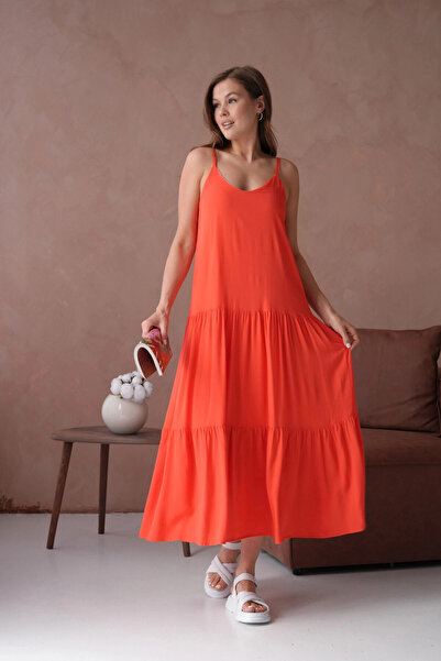 Park Karon Довга літня сукня на тонких бретельках