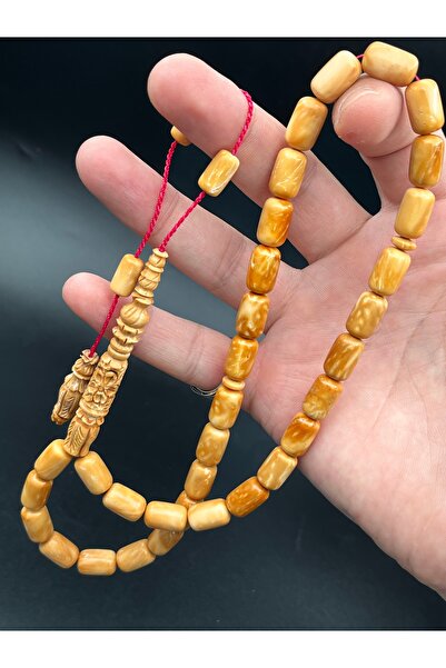 Cemhan Göksal Saray Kukası Capsule Model Prayer Beads – Carved with Imam, wit...
