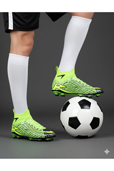 LALİGA Airboom Socks Youth Football Shoes for Grass and Carpet Fields