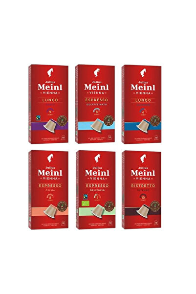 Julius Meinl Coffee Capsules Bundle Pack, 100% Bio-degradable, 10 Capsules pe...