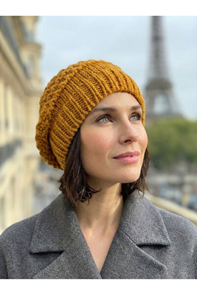 LAGRANZE Beretă de pictor tricotată pentru femei