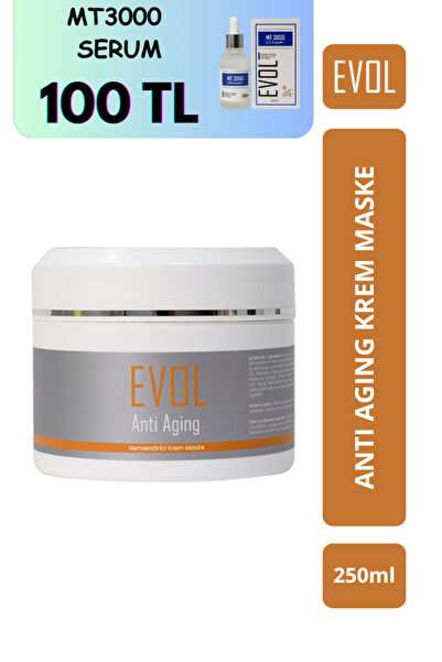 EVOL Nemlendirici Krem Maske Anti Aging Yaşlanma Karşıtı 250 ML