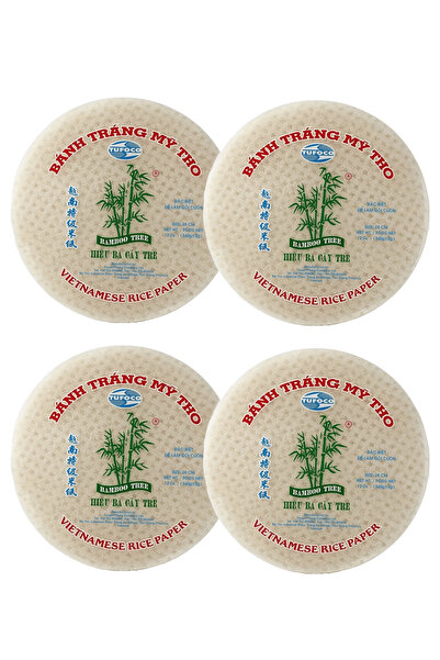 Tufoco Pirinç Yufkası 4'lü Set Rice Paper 22 Cm 340g Glutensiz