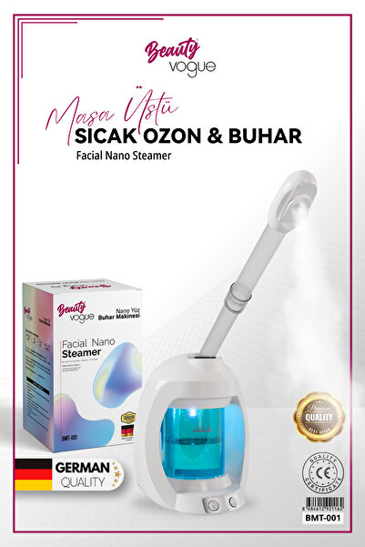 Beauty Vogue Masaüstü Vapozon Yüz Cilt Buhar Makinesi Ozonlu Cilt Bakımı Prof...