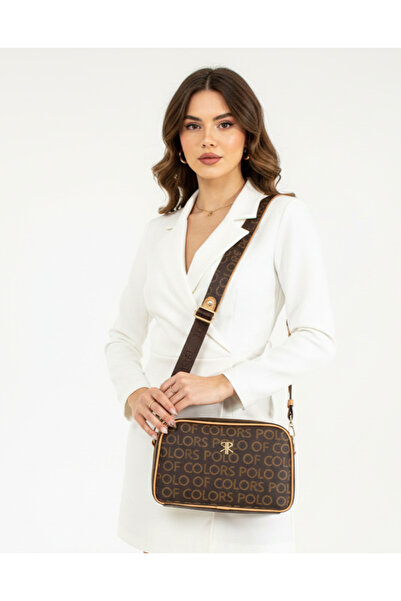 Çanta Trend Geantă de umăr pentru femei Polo Of Colors, cu 5 ochi, din piele ...