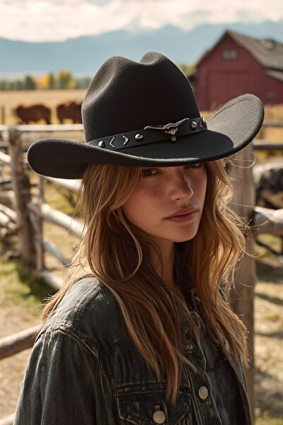 LAGRANZE قبعة رعاة البقر من وايلد فرونتير