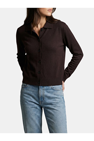 Nelli Studio سترة تريكو ناعمة الملمس بأزرار NS014