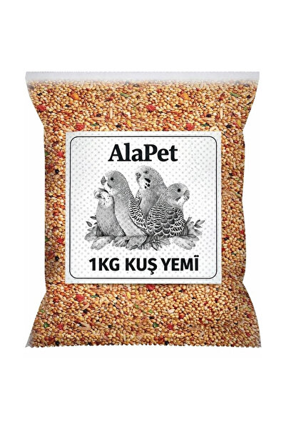 AlaPet Tertemiz Konuşturucu Kuş Yemi (Papağan Yemi) Muhabbet Kuşu Yemi (1KG)