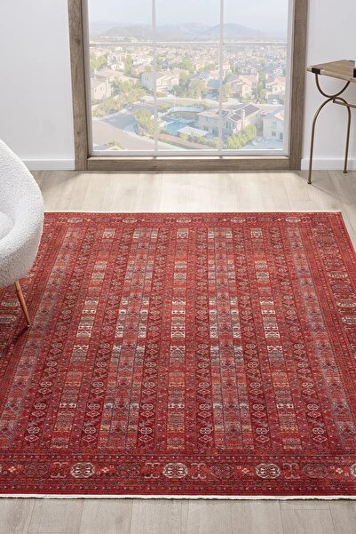 Neşem Halı Boutique SEYRANHALI ASIR - 0257 - BORDO Geleneksel Desenlere Sahip...