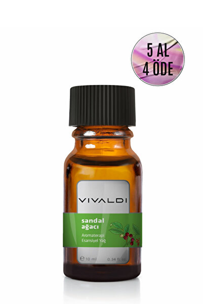 Vivaldi Home Sandal Ağacı Esansiyel Yağ 10 ml Yoğun & Odunsu Koku Aromaterapi...