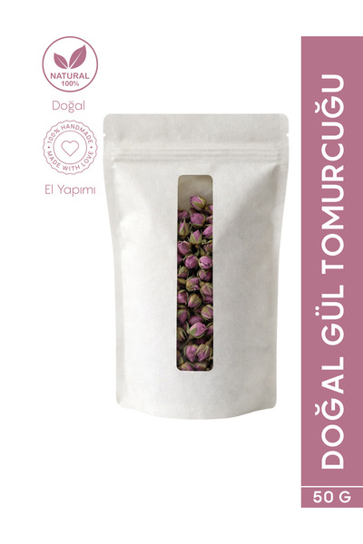 Kuru Pembe Gül Tomurcuğu 50gr