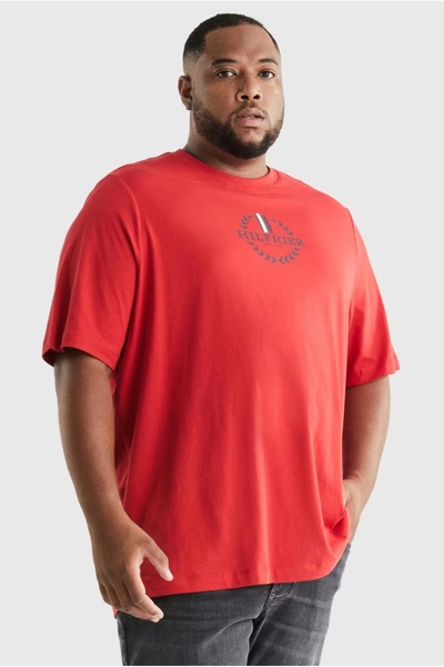 Tommy Hilfiger Slim Fit Woven Cotton Printed T-Shirt