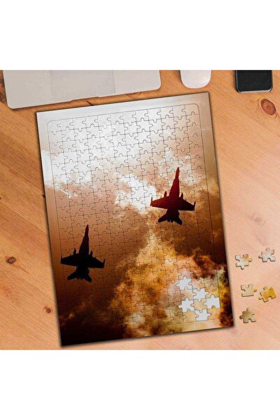 Asilmeydan Askeri Uçaklar-Gün Batımı 240 Parça Puzzle Yapboz-1136111