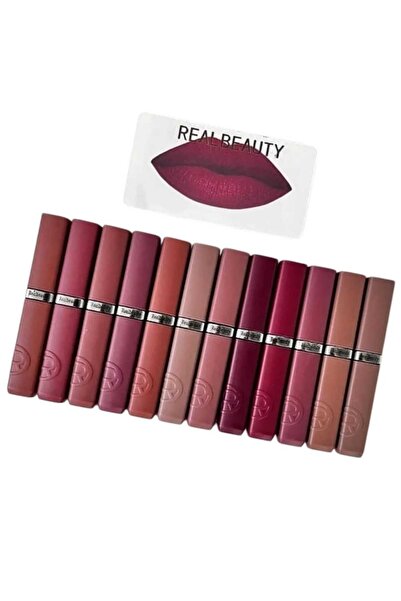 real beauty Long-lasting matte liquid lipsticks, 12 colors