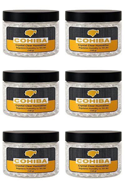 cohiba accessory 6 adet Cohiba Puro Kutusu için %70 Humidifier Jel Nemlendiri...