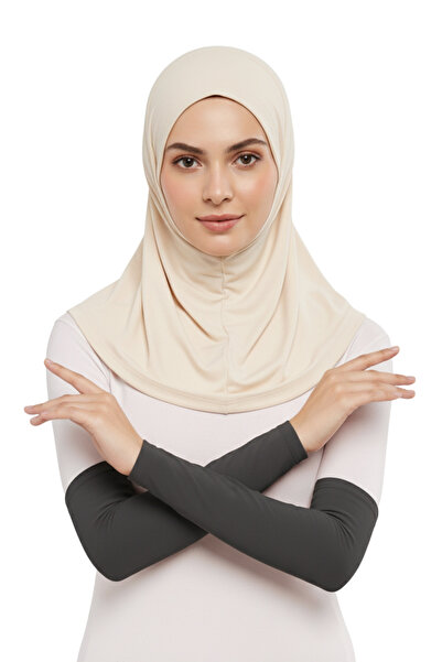 Altobeh Практичен ръкав за хиджаб, пениран памучен ръкав за молитва, обикнове...