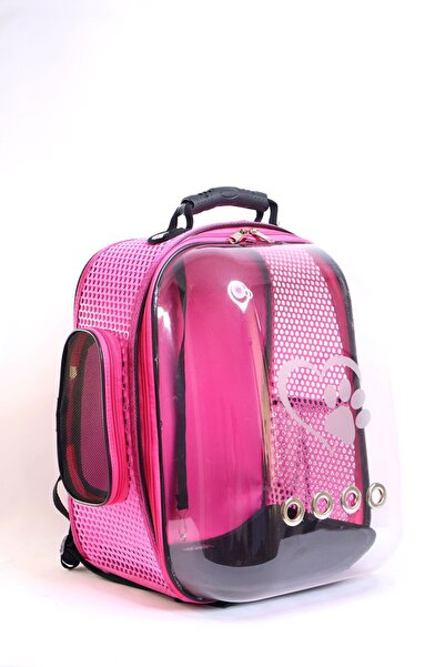 Migno Zenith Astronot Model Kedi-Köpek Taşıma Çantaları / Pembe