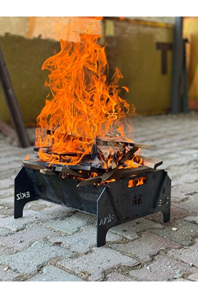 ATS İK Tasarım Lazer Pratik Demonte Mangal İsme özel