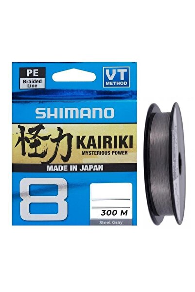 Shimano Kairiki Yeni Seri 8x Steel Grey 300m İp Misina (MADE IN JAPAN)