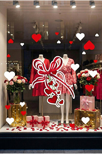 MIGNATIS Multe inimi interconectate Ziua Îndrăgostiților Autocolant pentru vi...