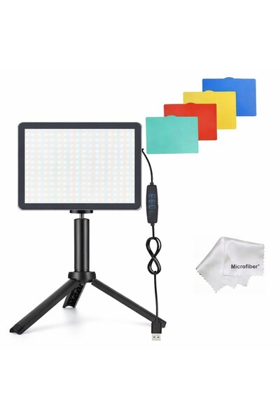 AZT 8 Inç 19cm 13w 120 Led Fotograf Ve Video Işığı Ve Mini Tripod Vlog Ürün Y...