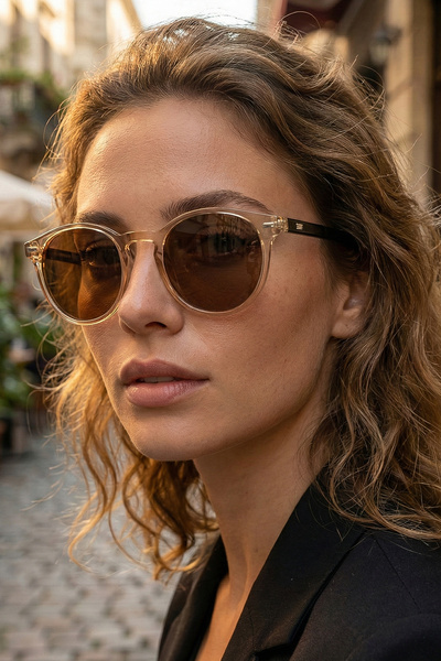 sun factory نظارات شمسية للجنسين مستقطبة 1374 C2054 - إطار مرن ومتين من مادة ...