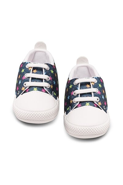 Baby Shez أحذية أطفال منقوشة بنجوم من كونفرس