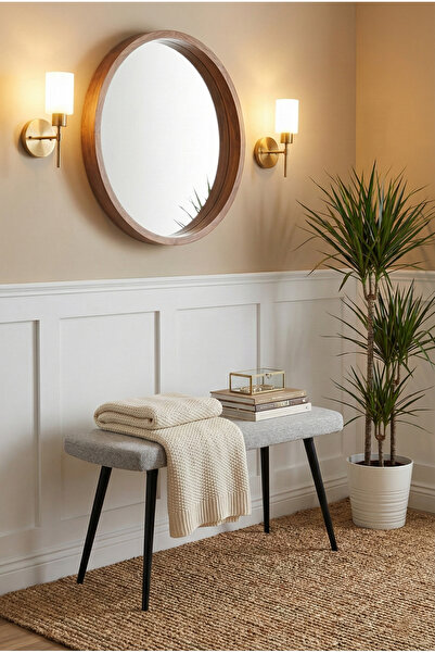 VİLİNZE Eames Ahşap AyakTeddy Mutfak Masası Bankı