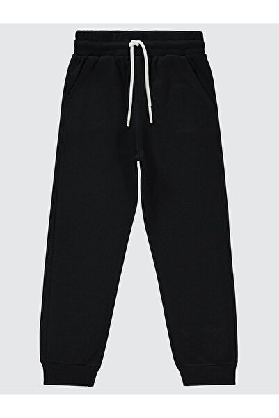 Civil Boys Basic 6-9 Years Old Sweatpants - Black