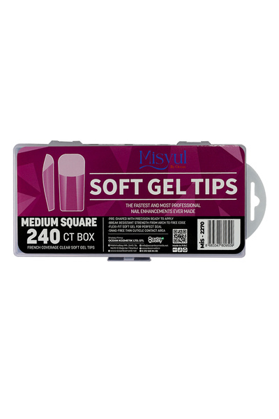 Misyul Soft Jel Tips Protez Tırnak Tips Uzatma Yeni Nesil 240 Adet