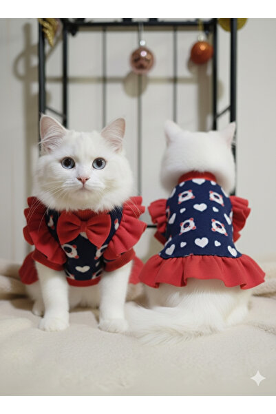 Winnie The Pet Kız Kedi kıyafeti Fırfırlı Kazak ÜÇ Farklı RENK Seçenegiyle