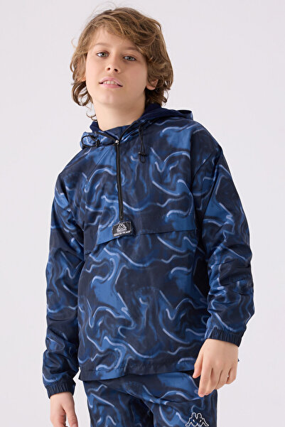 Kappa Boy's Navy Blue Raincoat