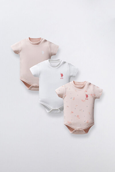 U.S. Polo Assn. Body-uri pentru bebeluși, pachet de trei