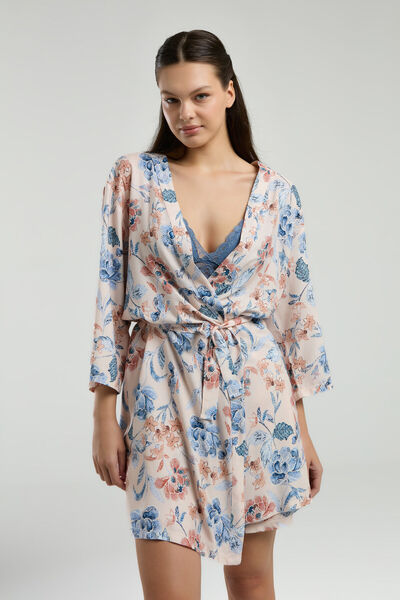 Arnetta Women's Pink Dressing Gown Set