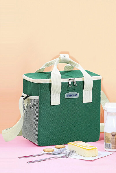 Ecrou Double Color Green Dinner Bag