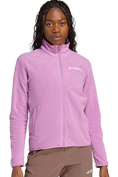 adidas Jachetă pentru exterior pentru femei W Terrex Mt Ess Fz Fl JM3113 roz