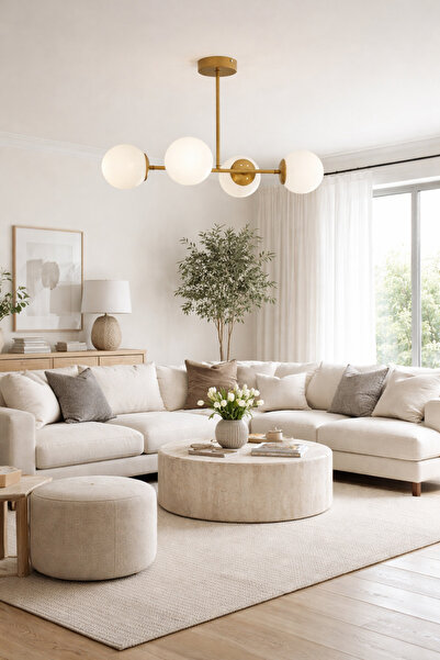 Apliqa Lustra HubRom, LEMA 3582-04-FR, 85x60 cm, 4xE27-60W, Antiq