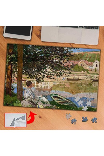 Genel Markalar Seine Kıyısında, Monet 240 Parça Puzzle Yapboz Tablo-874