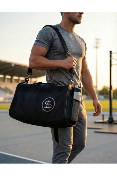 By Sabit Unisex Ayakkabı Bölmeli Önü Cepli Geniş Hacimli Seyahat Antrenman Gy...