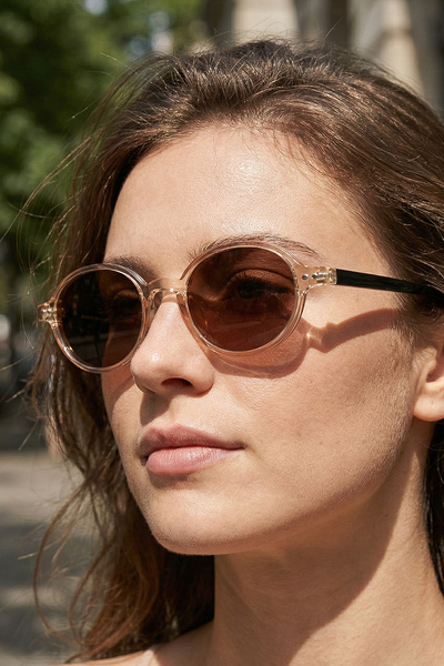 sun factory Polarized Honey Color Unisex Sunglasses 1365 C2054 - Tr90 Flexibl...