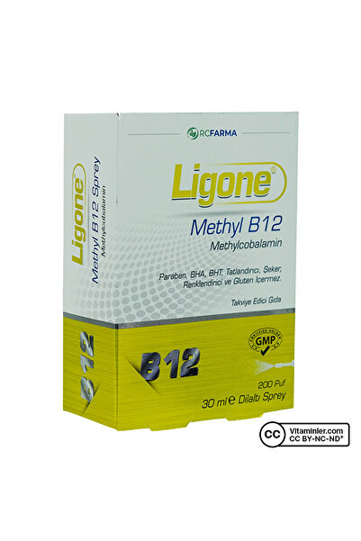 Ligone Methyl B12 Methylcobalamin Dilaltı Sprey 30 mL