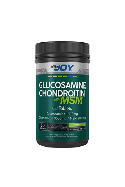 Bigjoy Sports Big Joy Glucosamine Chondroitin MSM 90 Tablet