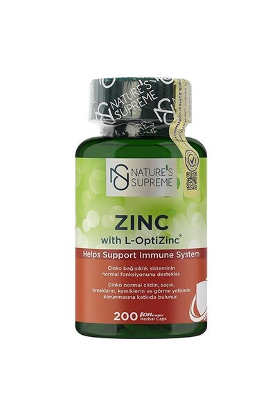 Nature's Supreme Zinc 15 Mg 200 Kapsül