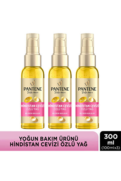 Pantene Yoğun Bakım Ürünü Coconut Yağı 100ml x3 Adet