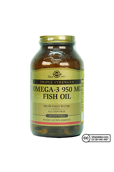 Solgar Omega-3 950 Mg 100 Kapsül