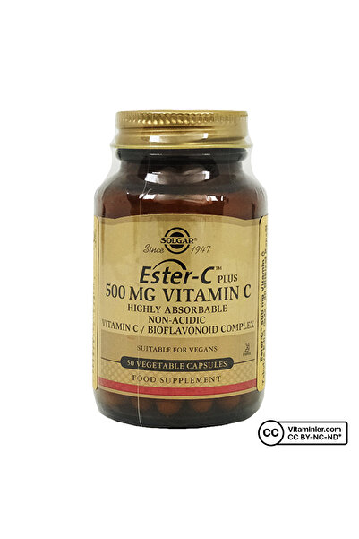 Solgar Ester-C Plus 500 Mg 50 Kapsül
