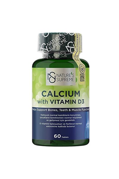 Nature's Supreme Calcium with Vitamin D3 60 Tablet