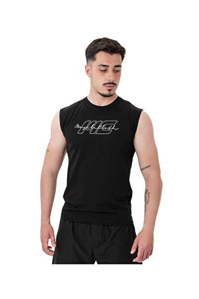 MUSCLECLOTH Icon Kolsuz T-Shirt Siyah
