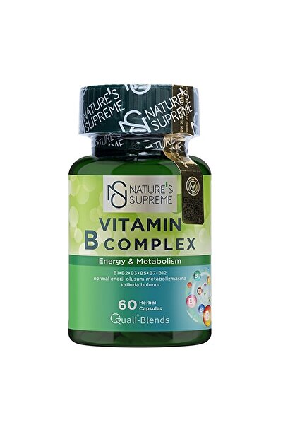 Nature's Supreme Vitamin B Complex - 60 Capsules